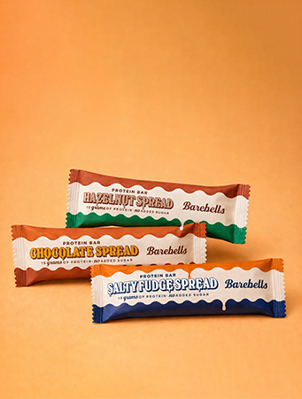 Barebells Protein Bar Spread. Finns i tre smaker